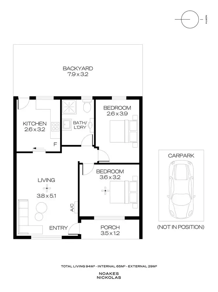 Floorplan of Homely unit listing, 4/27 Daws Road, Mitchell Park SA 5043