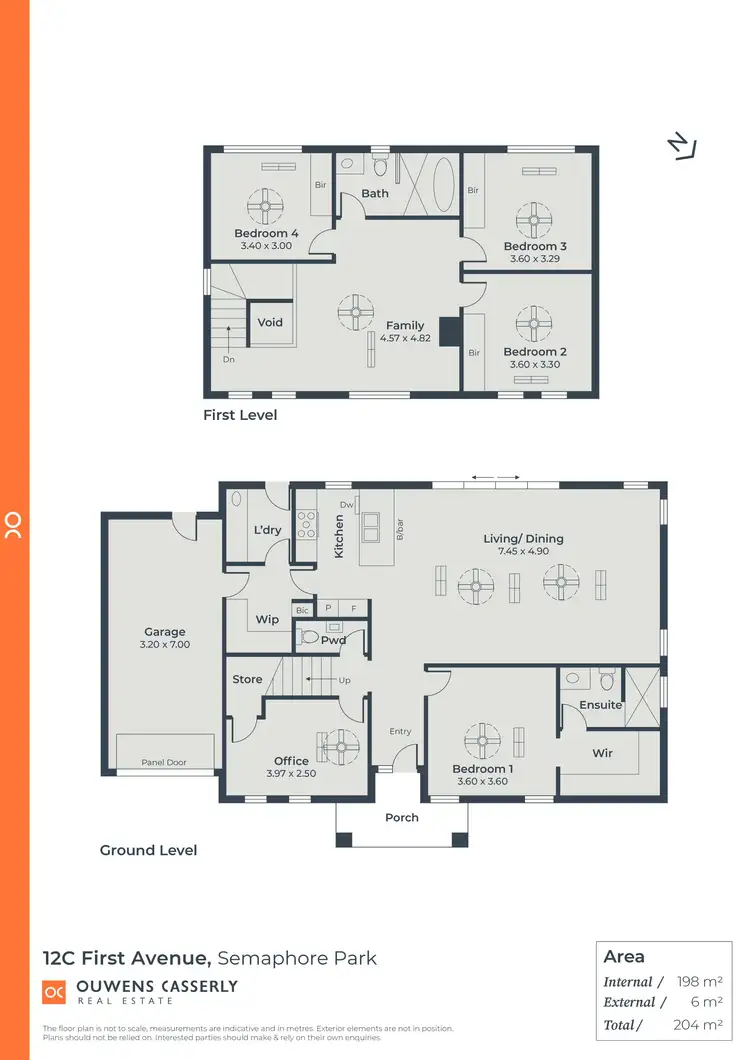 Floorplan of Homely house listing, 12c First Avenue, Semaphore Park SA 5019