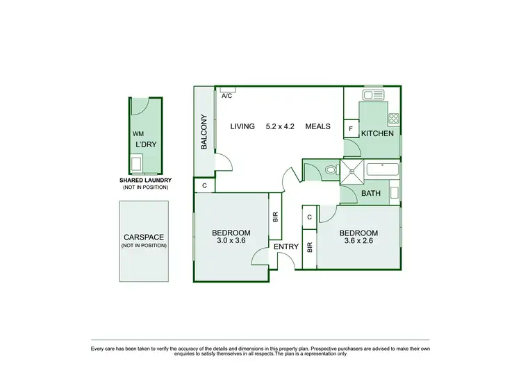 Floorplan of Homely apartment listing, 12/527 Dandenong Road, Armadale VIC 3143