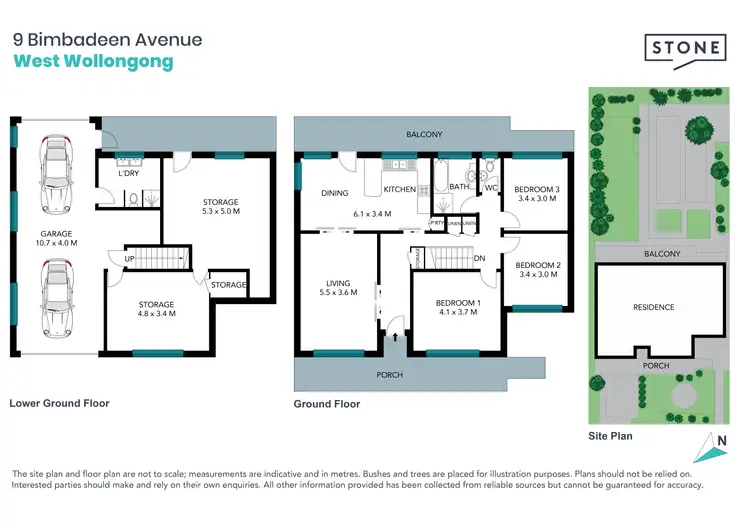 Floorplan of Homely house listing, 9 Bimbadeen Avenue, West Wollongong NSW 2500