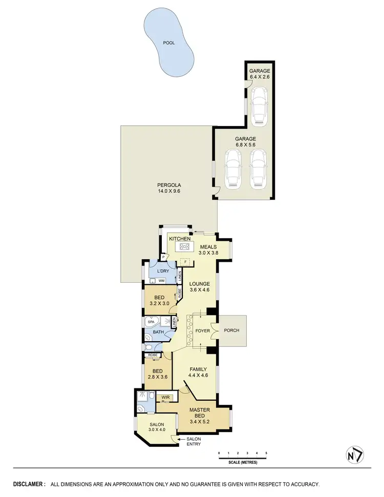 Floorplan of Homely house listing, 6 Michael Court, Hillside VIC 3037