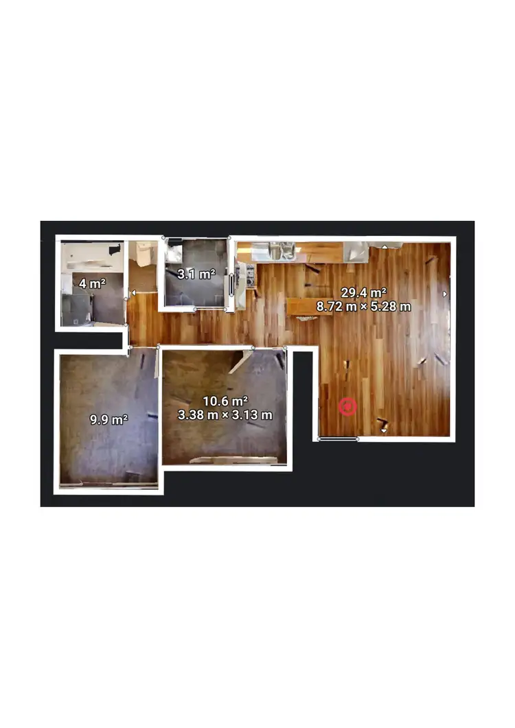 Floorplan of Homely unit listing, 1/2 Mereweather Avenue, Frankston VIC 3199