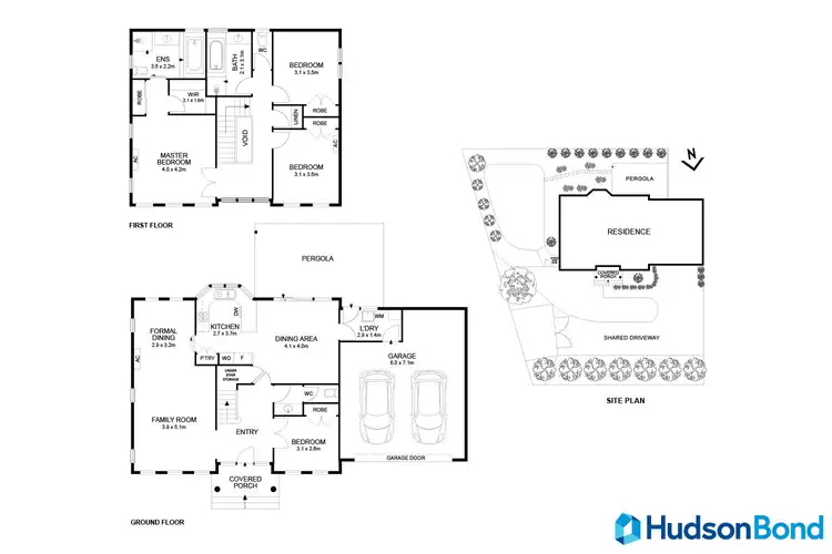 Floorplan of Homely townhouse listing, 1/361 High Street, Templestowe Lower VIC 3107
