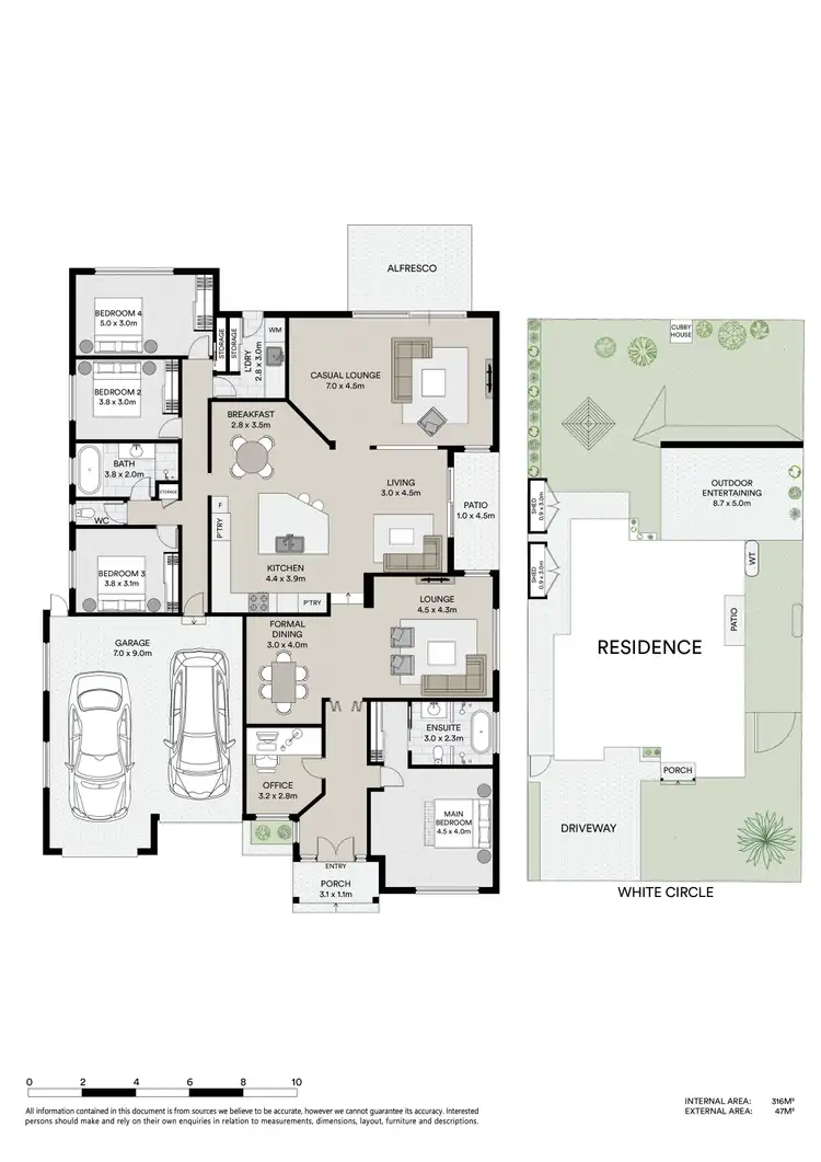 Floorplan of Homely house listing, 8 White Circle, Mudgee NSW 2850