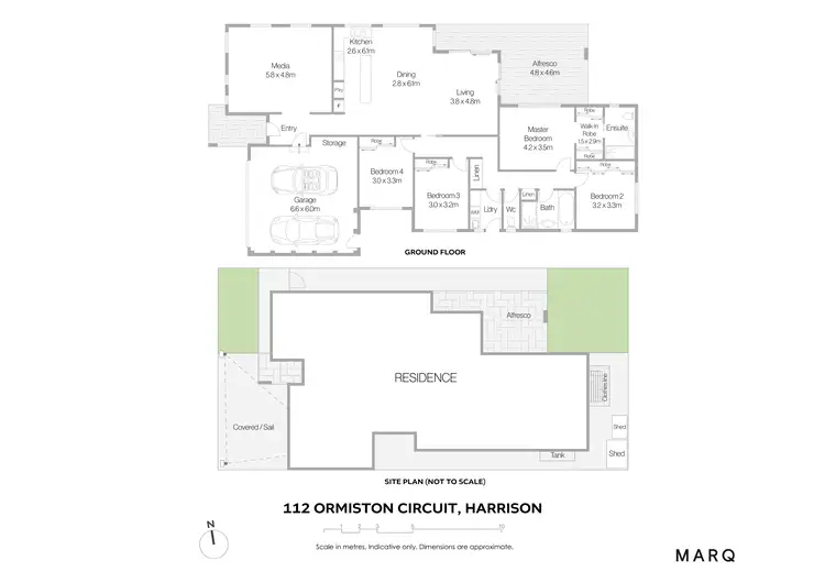 Floorplan of Homely house listing, 112 Ormiston Circuit, Harrison ACT 2914