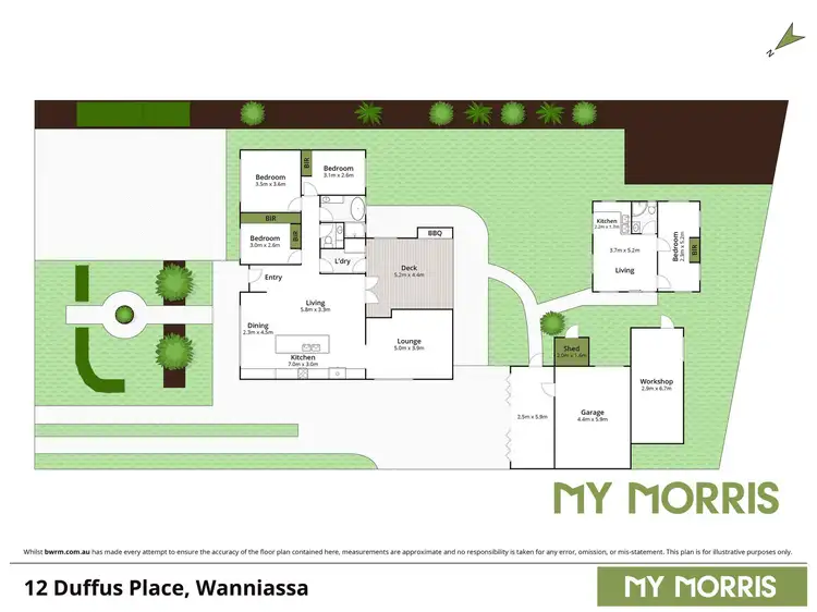 Floorplan of Homely house listing, 12 Duffus Place, Wanniassa ACT 2903