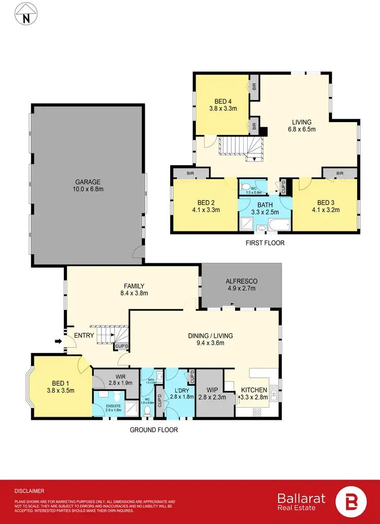 Floorplan of Homely house listing, 21 Tinworth Avenue, Mount Clear VIC 3350