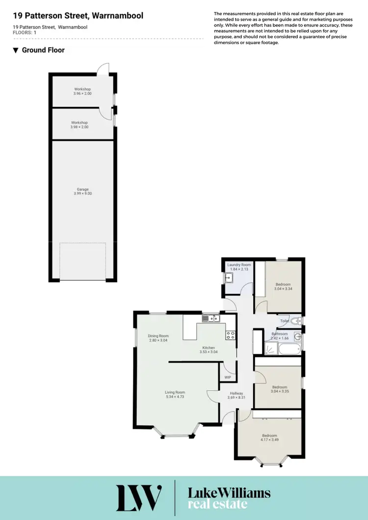 Floorplan of Homely house listing, 19 Patterson Street, Warrnambool VIC 3280