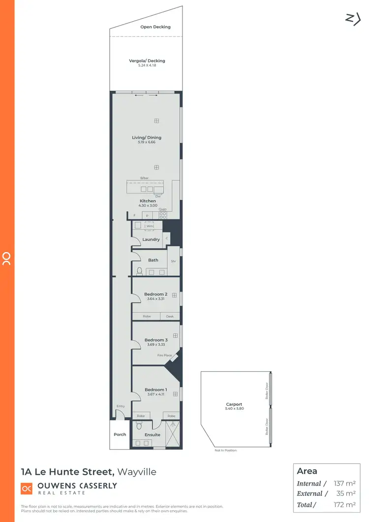 Floorplan of Homely house listing, 1A Le Hunte Street, Wayville SA 5034