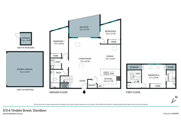 Floorplan of Homely unit listing, 5/2-6 Yindela Street, Davidson NSW 2085
