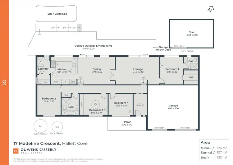 Floorplan of Homely house listing, 17 Madeline Crescent, Hallett Cove SA 5158