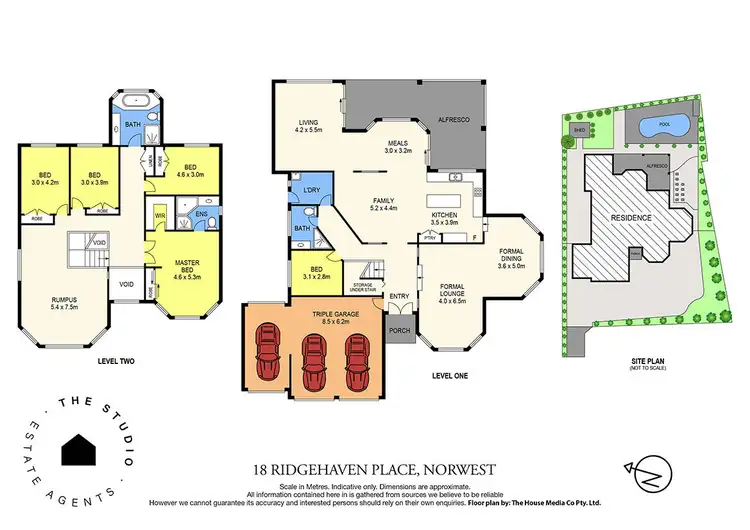 Floorplan of Homely house listing, 18 Ridgehaven Place, Norwest NSW 2153