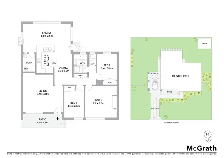 Floorplan of Homely house listing, 2 Vianney Crescent, Toongabbie NSW 2146