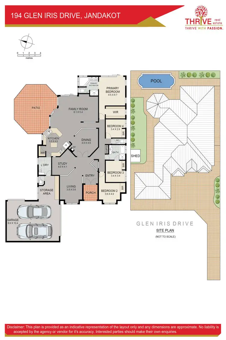 Floorplan of Homely house listing, 194 Glen Iris Drive, Jandakot WA 6164