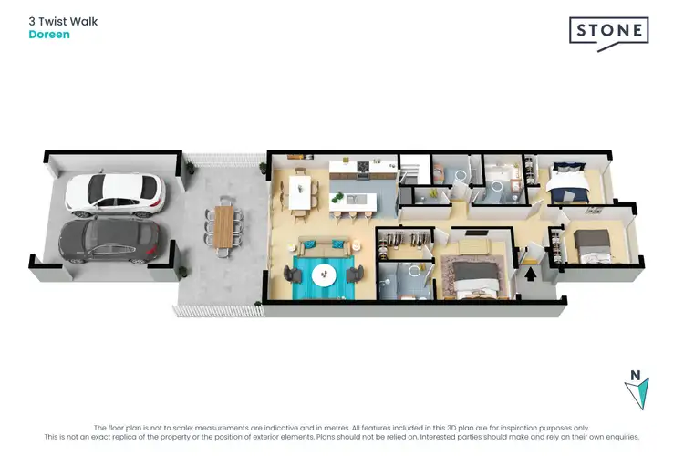 Floorplan of Homely house listing, 3 Twist Walk, Doreen VIC 3754