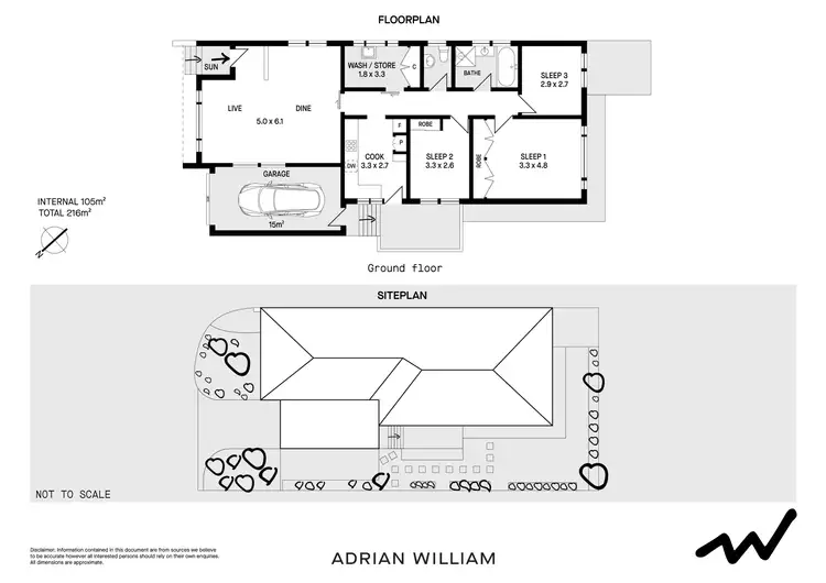 Floorplan of Homely villa listing, 7/37-39 Barnsbury Grove, Bexley North NSW 2207