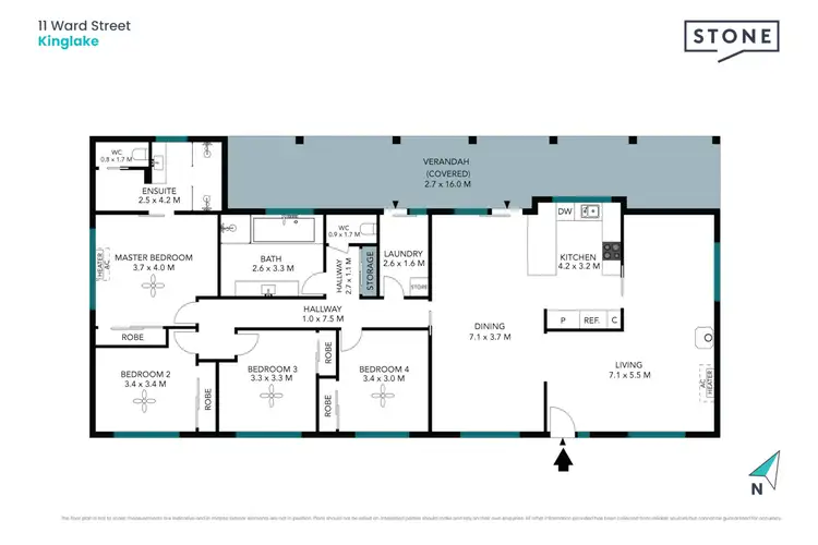 Floorplan of Homely house listing, 11 Ward Street, Kinglake VIC 3763