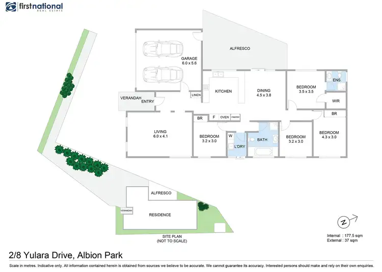 Floorplan of Homely house listing, 2/8 Yulara Drive, Albion Park NSW 2527