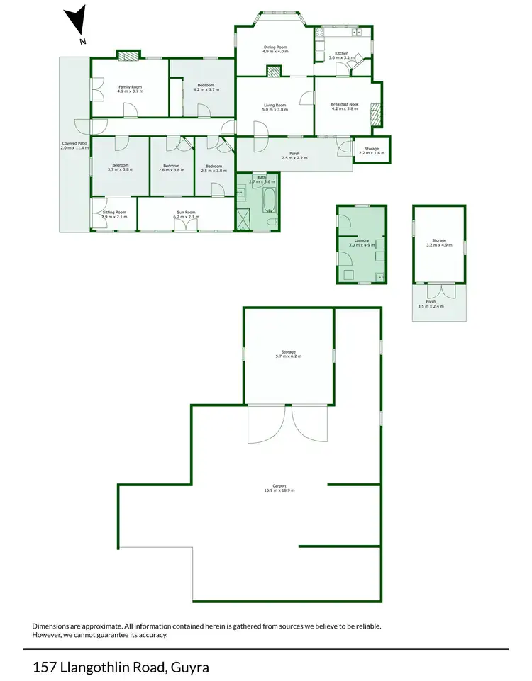 Floorplan of Homely house listing, 157 Llangothlin Road, Guyra NSW 2365