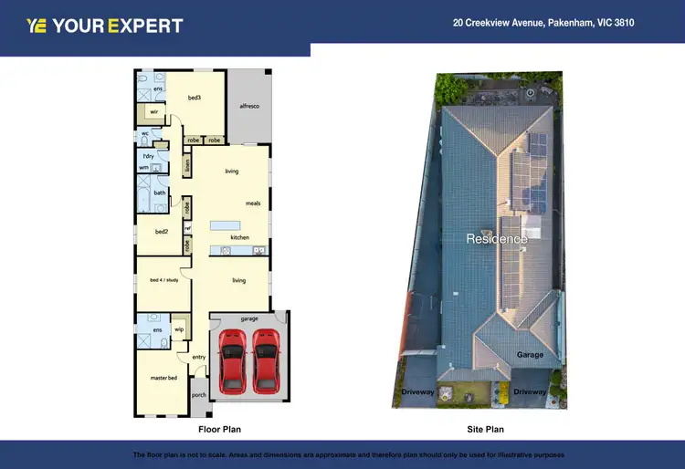 Floorplan of Homely house listing, 20 Creekview Avenue, Pakenham VIC 3810
