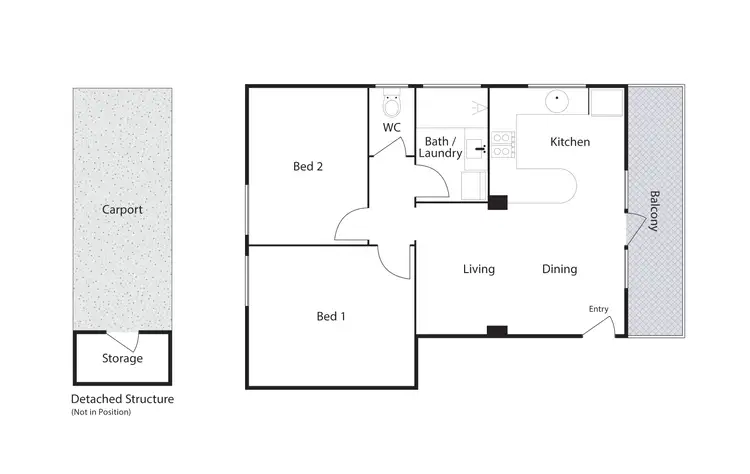 Floorplan of Homely townhouse listing, 4/18 Glenmaggie Street, Duffy ACT 2611