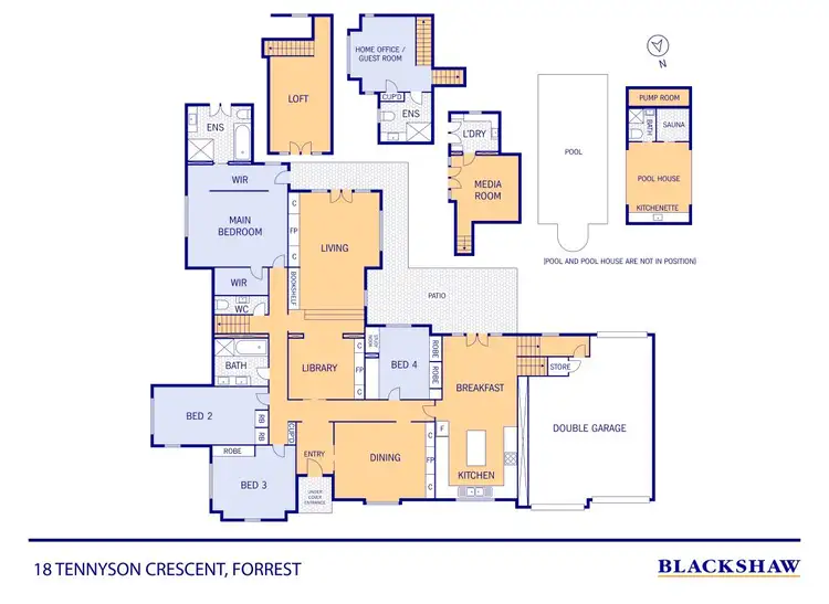 Floorplan of Homely house listing, 18 Tennyson Crescent, Forrest ACT 2603