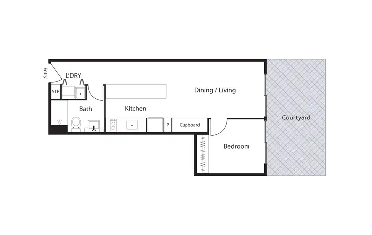 Floorplan of Homely unit listing, 73/32 Blackall Street, Barton ACT 2600