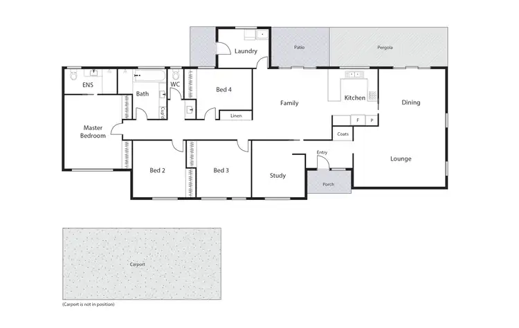 Floorplan of Homely house listing, 16 Goldsbrough Close, Macarthur ACT 2904