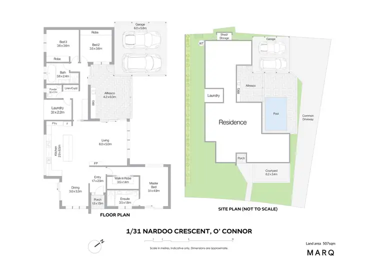 Floorplan of Homely house listing, 1/31 Nardoo Crescent, O'connor ACT 2602