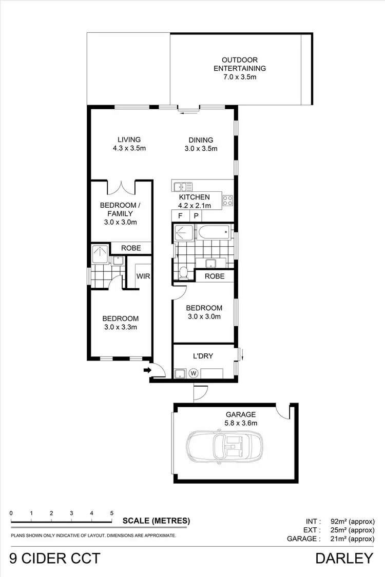 Floorplan of Homely unit listing, 9 Cider Circuit, Darley VIC 3340