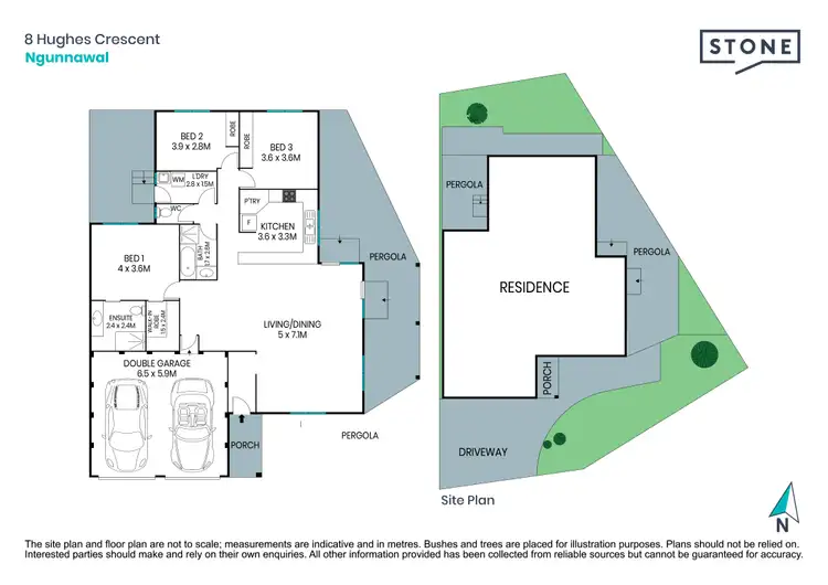 Floorplan of Homely house listing, 8 Hughes Crescent, Ngunnawal ACT 2913