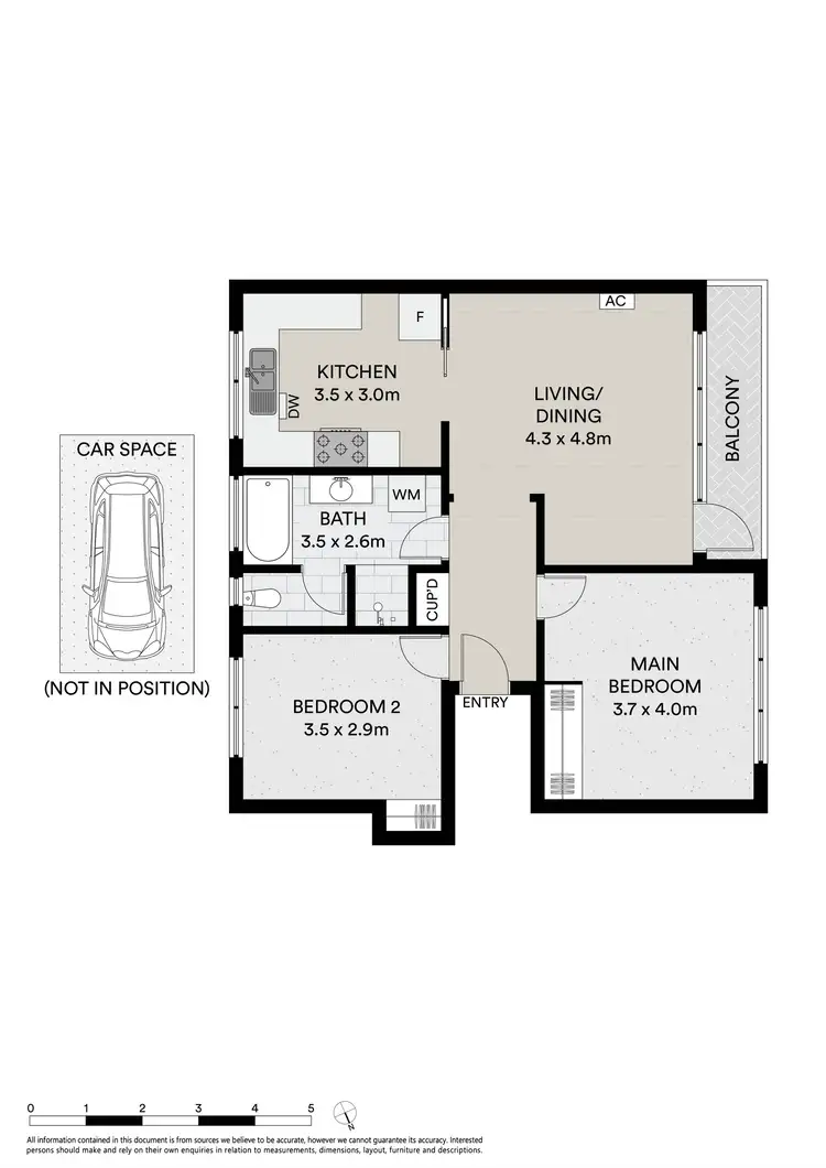 Floorplan of Homely apartment listing, 12/44 The Avenue, Balaclava VIC 3183
