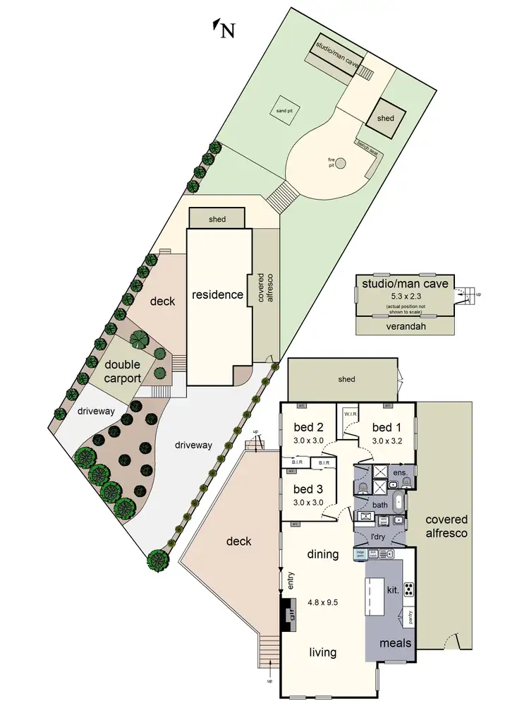Floorplan of Homely house listing, 42 Quinn Crescent, Mount Evelyn VIC 3796
