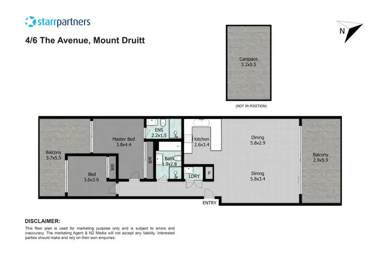 Floorplan of Homely unit listing, 4/6-12 The Avenue, Mount Druitt NSW 2770