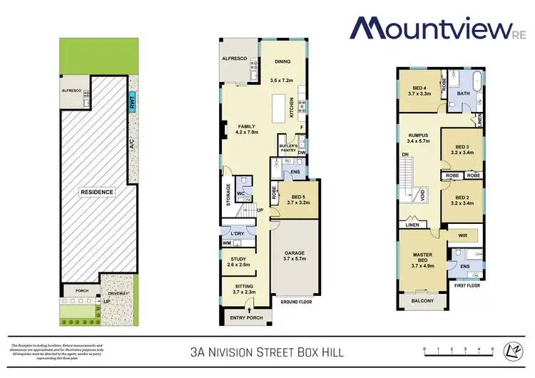 Floorplan of Homely house listing, 3A Nivison Street, Box Hill NSW 2765