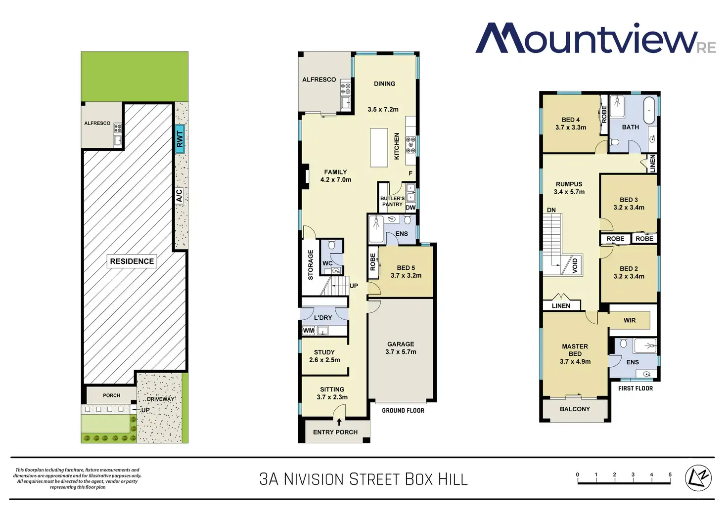 Floorplan of Homely house listing, 3A Nivison Street, Box Hill NSW 2765