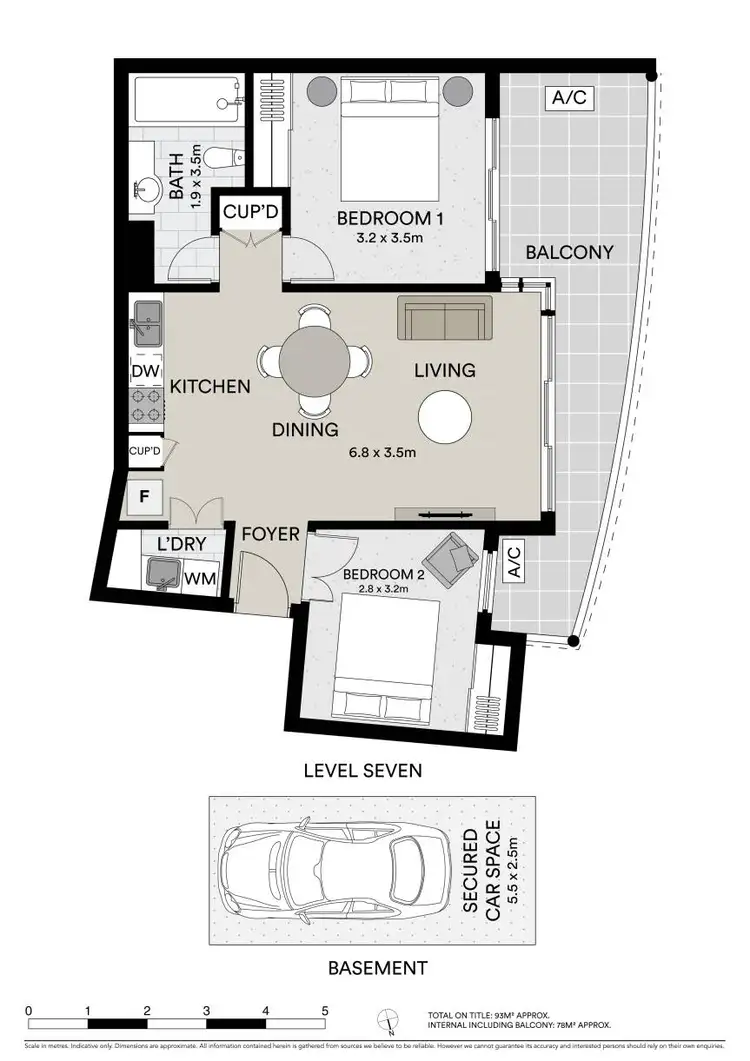 Floorplan of Homely apartment listing, 20/27 Bennelong Parkway, Wentworth Point NSW 2127