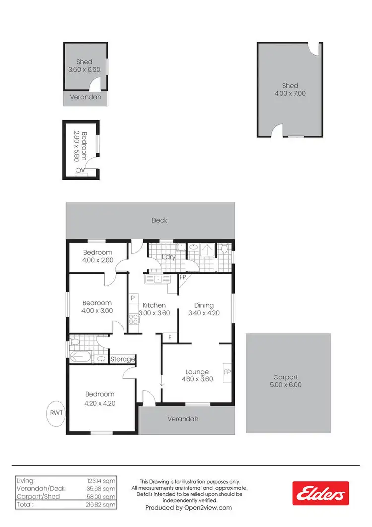 Floorplan of Homely house listing, 10 Bit Street, Saddleworth SA 5413
