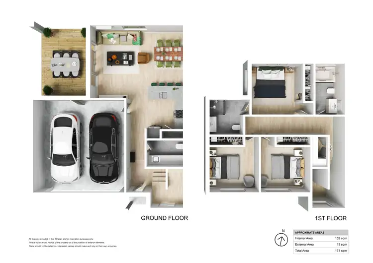 Floorplan of Homely townhouse listing, 2/83 Wallsend Street, Kahibah NSW 2290