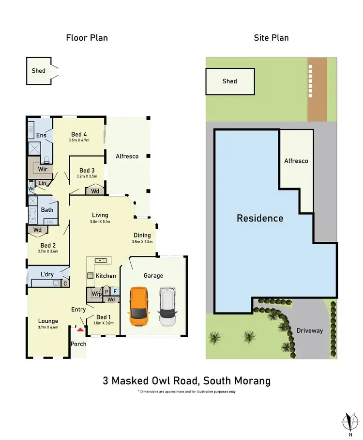 Floorplan of Homely house listing, 3 Masked Owl Road, South Morang VIC 3752