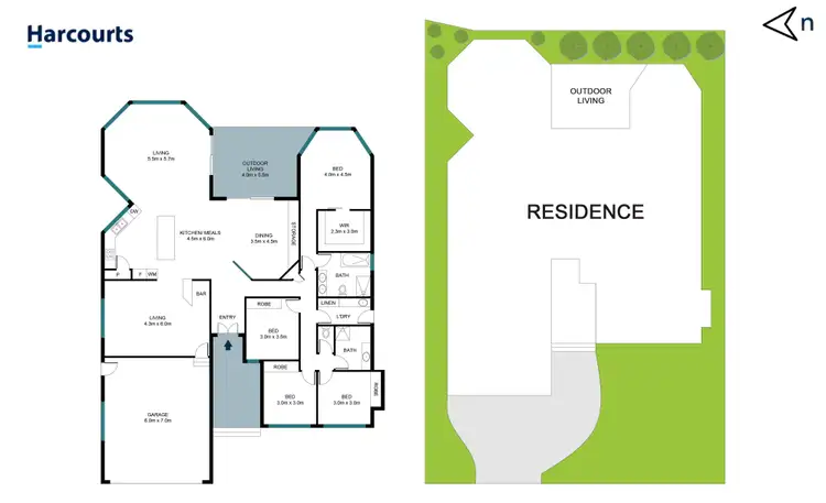 Floorplan of Homely house listing, 7 Ebony Close, Fletcher NSW 2287