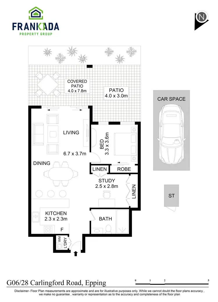 Floorplan of Homely apartment listing, 6/28A Carlingford Road, Epping NSW 2121