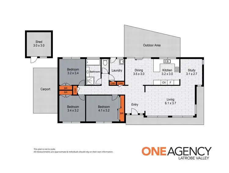 Floorplan of Homely house listing, 6 Boronia Crescent, Traralgon VIC 3844