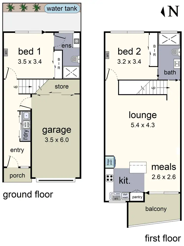 Floorplan of Homely house listing, 2 Duffity Place, Lilydale VIC 3140