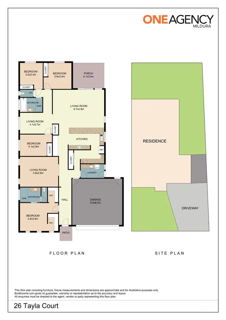 Floorplan of Homely house listing, 26 Tayla Court, Euston NSW 2737