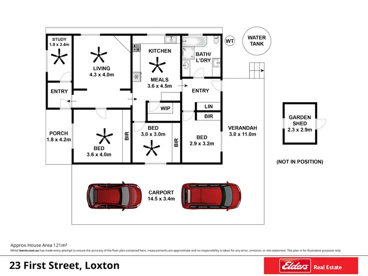 Floorplan of Homely house listing, 23 First Street, Loxton SA 5333