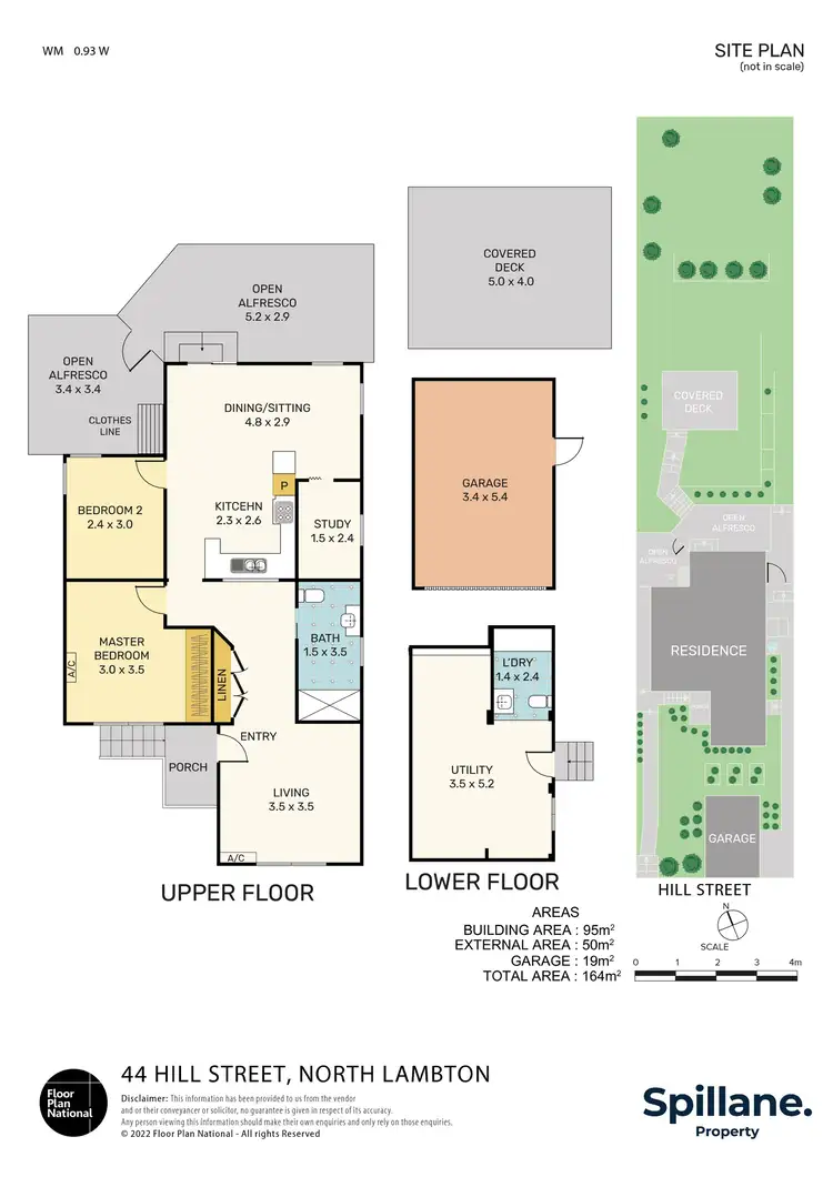Floorplan of Homely house listing, 44 Hill Street, North Lambton NSW 2299