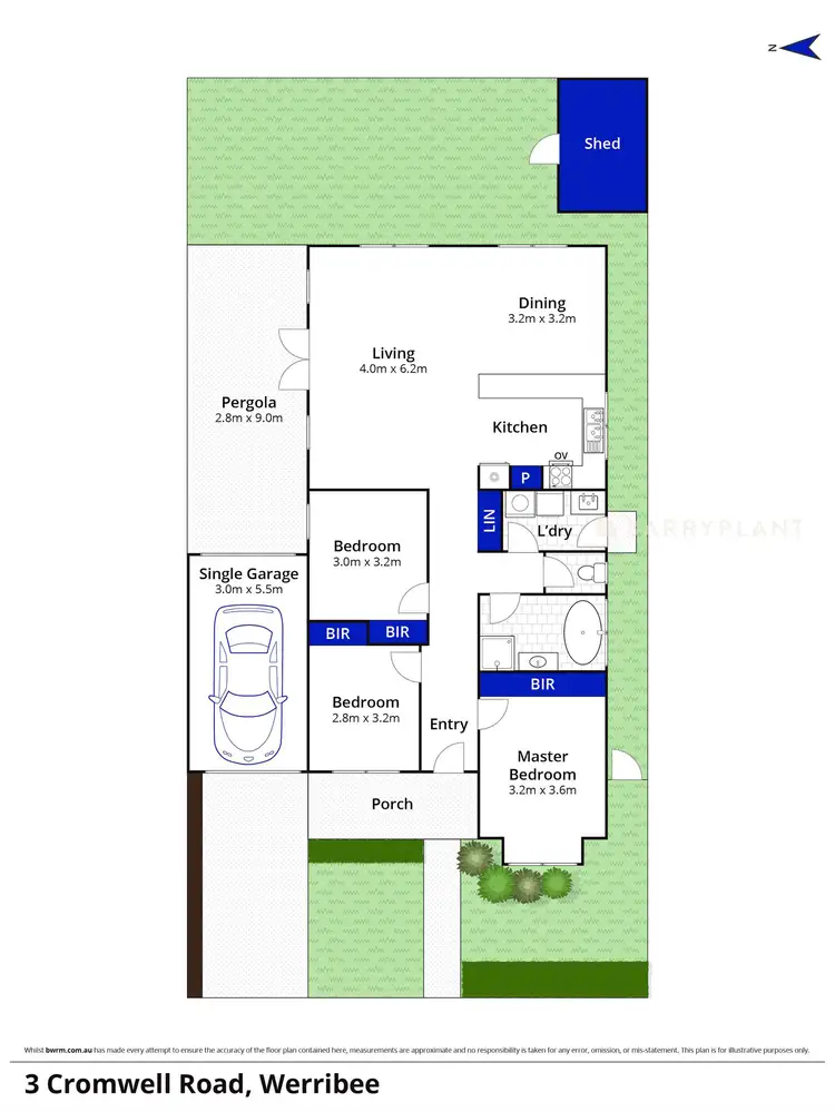Floorplan of Homely house listing, 3 Cromwell Road, Werribee VIC 3030