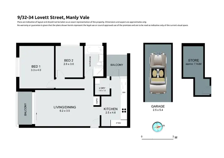 Floorplan of Homely apartment listing, 9/32-34 Lovett Street, Manly Vale NSW 2093