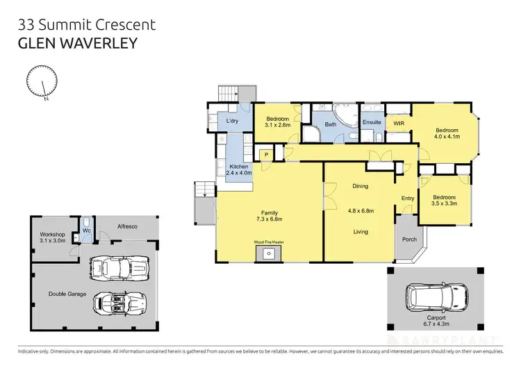 Floorplan of Homely house listing, 33 Summit Crescent, Glen Waverley VIC 3150